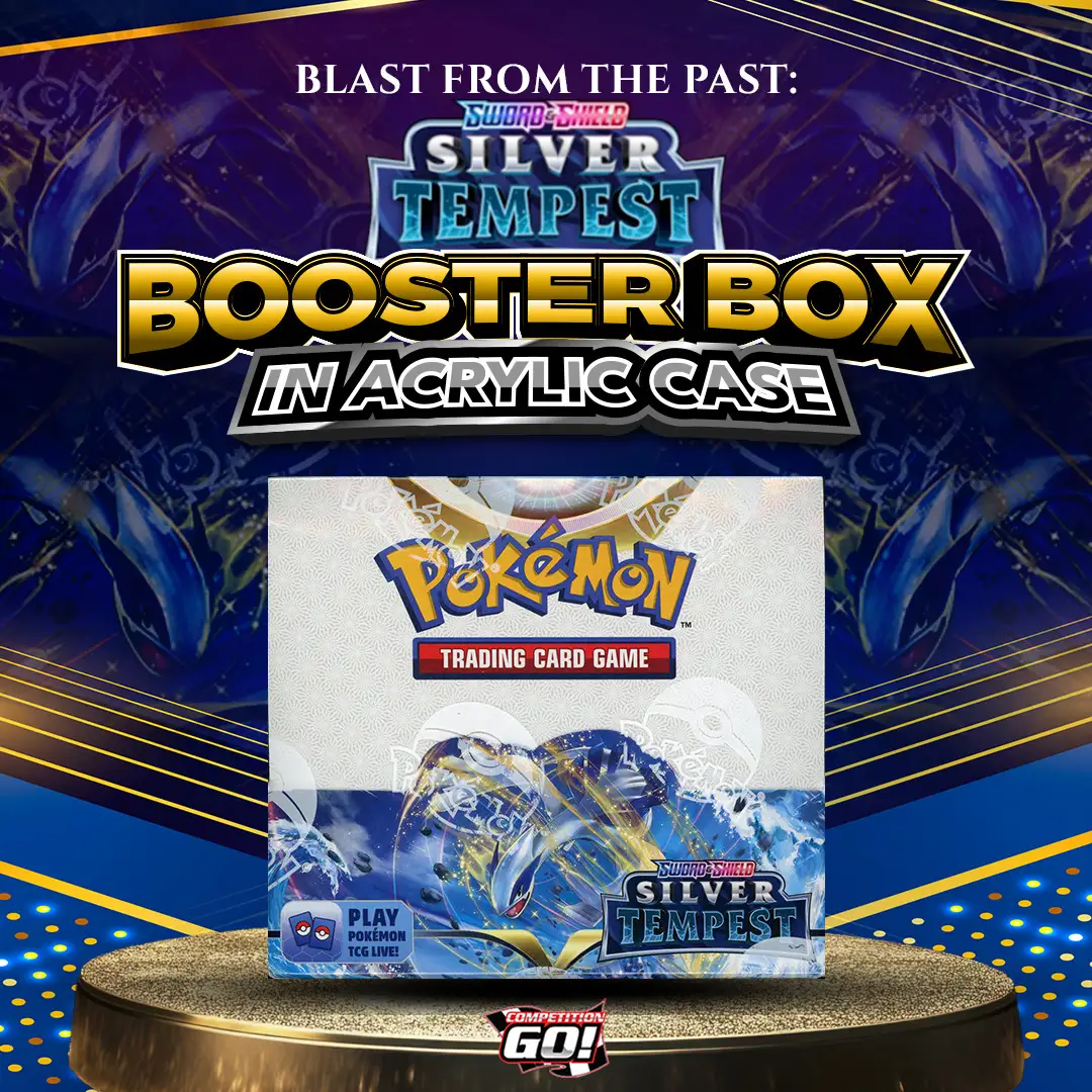 LAST FROM THE PAST: SILVER TEMPEST BOOSTER BOX IN ACRYLIC CASE